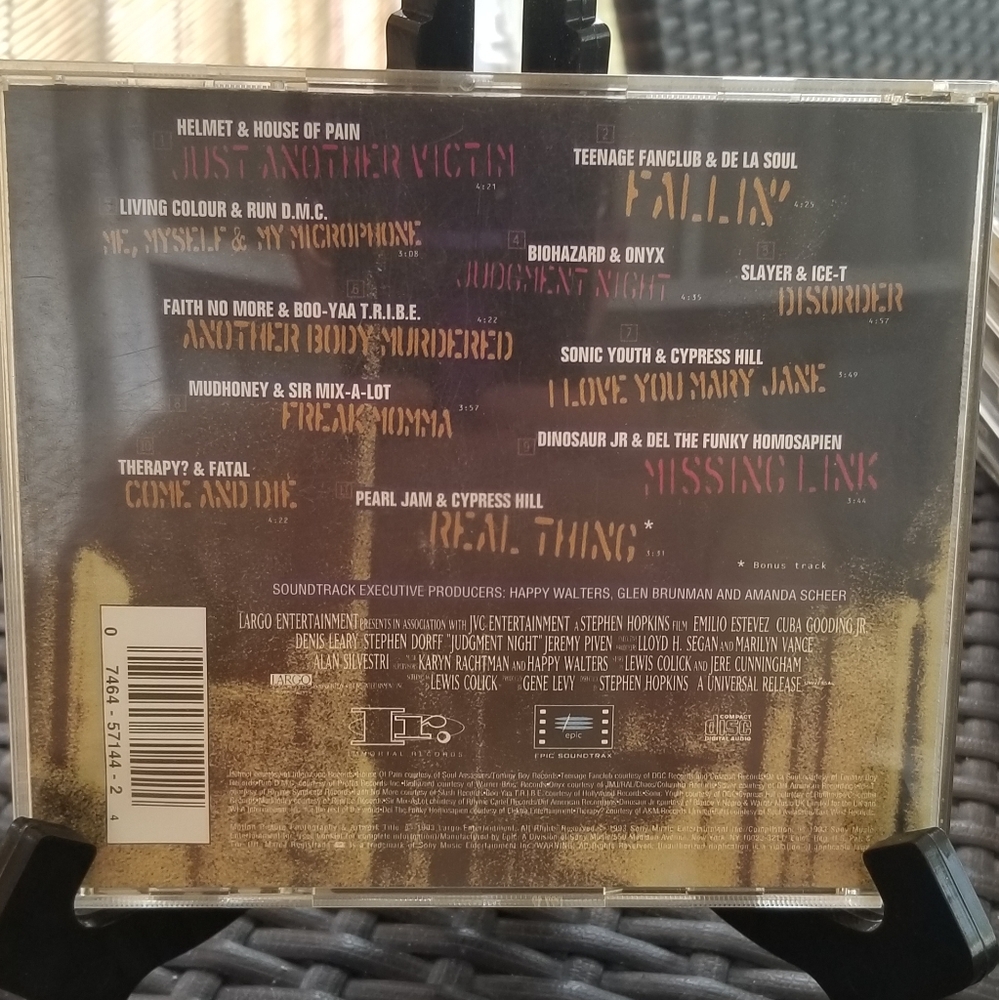 Judgment Night Soundtrack CD - Picture 2 of 4